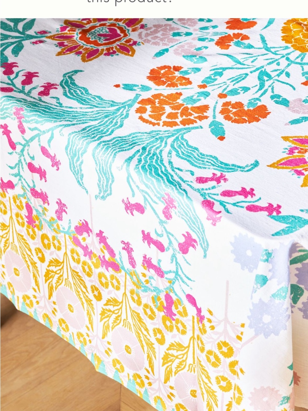 Ellen Merchant for Anthropologie Tablecloth - Picture 3 of 6